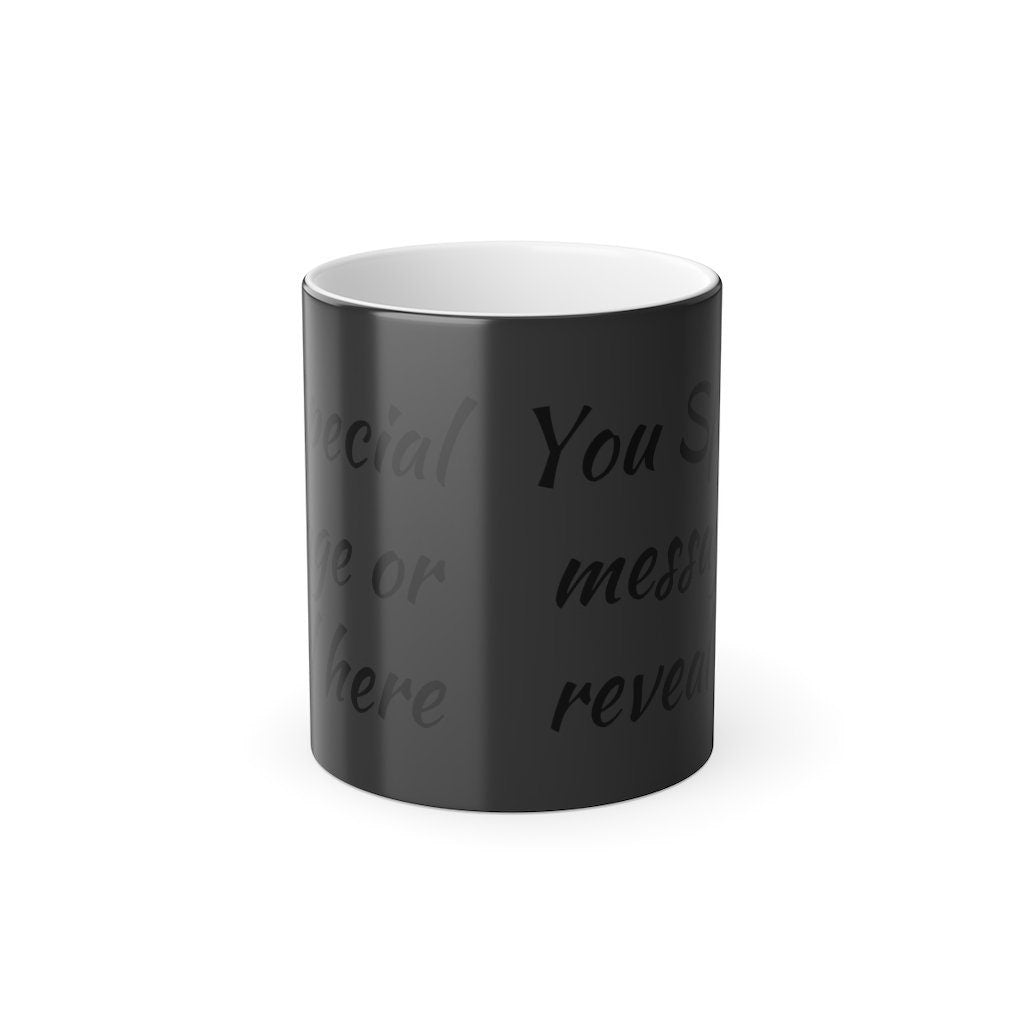 Kids Teachers Custom Heat Activated Hot Chocolate Coffee Mug Color Changing Mug Custom Color Childrens Crayon Magic Coffee Tea Cup