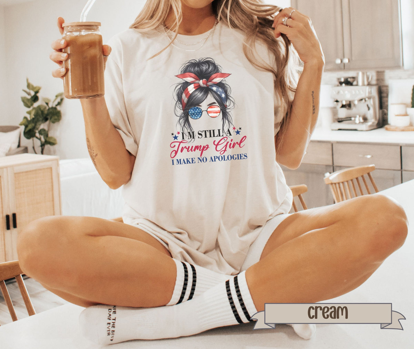 I'm Still A Trump Girl I Make No Apologies Shirt, Trump Lady Shirt, Trump Shirt, Election 2024 Tee, Republican Women Shirt, Republican Gifts