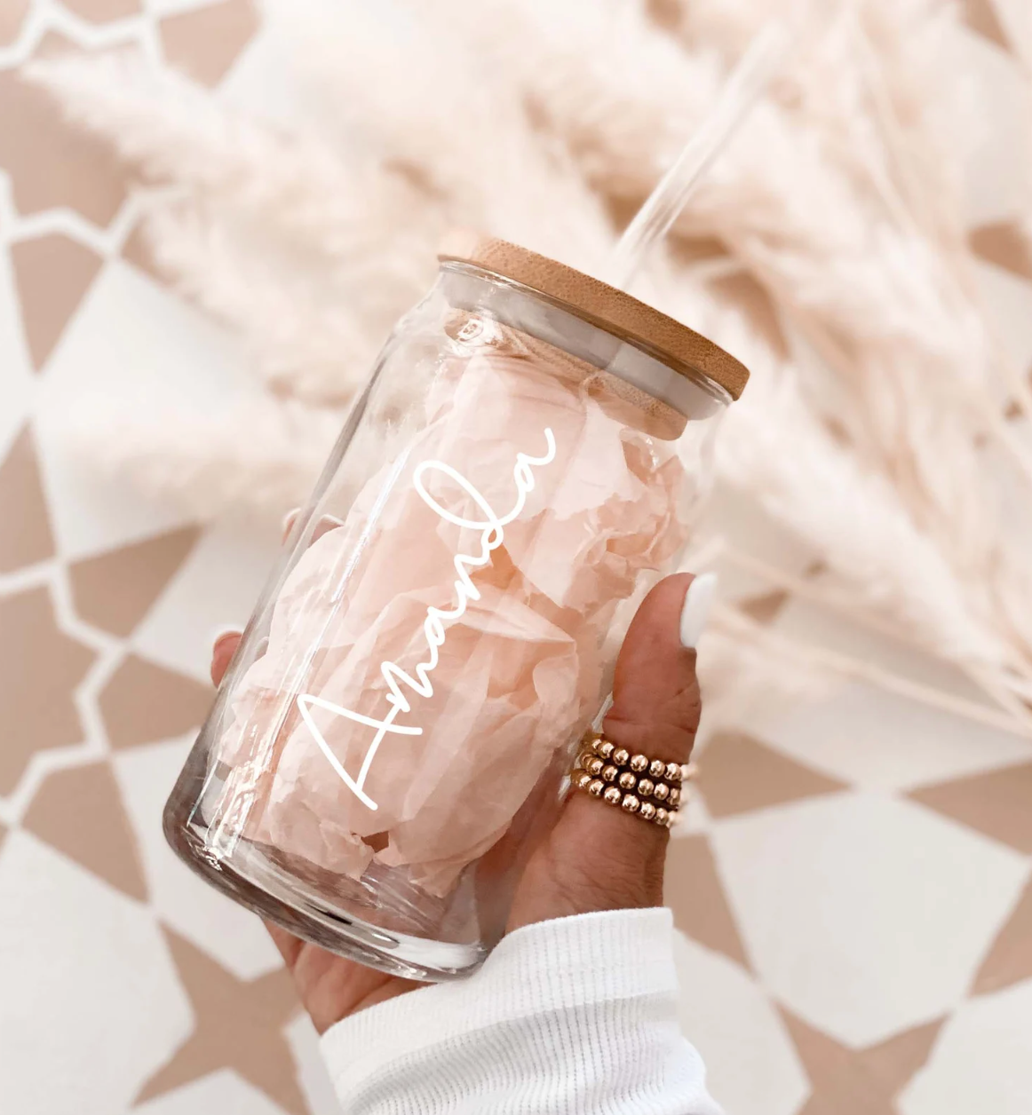 Glass Ice Coffee Tumblers