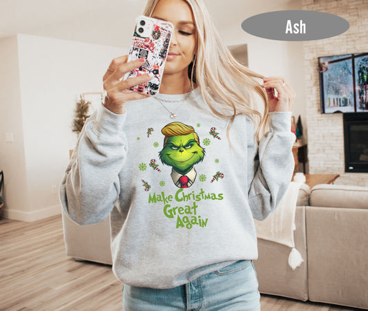 Make Christmas Great Again, Trump Christmas Grinchmas. Funny Republican support Apparel