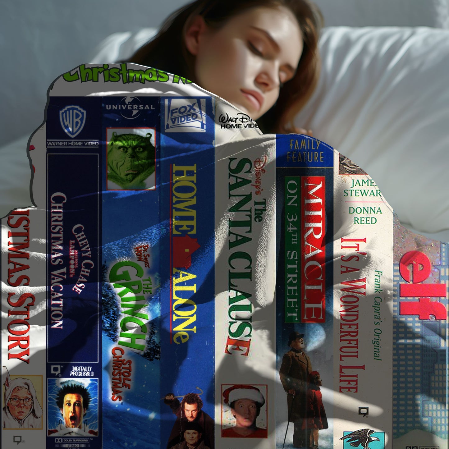 "My Christmas Movie Watching Blanket – Personalized Cozy Throw for Classic Holiday Movie Marathons" (Copy)