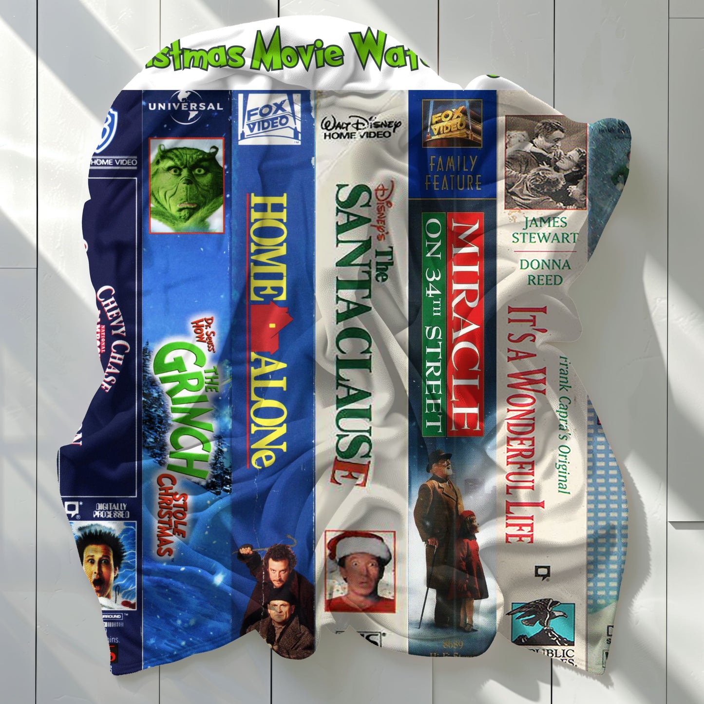 "My Christmas Movie Watching Blanket – Personalized Cozy Throw for Classic Holiday Movie Marathons" (Copy)