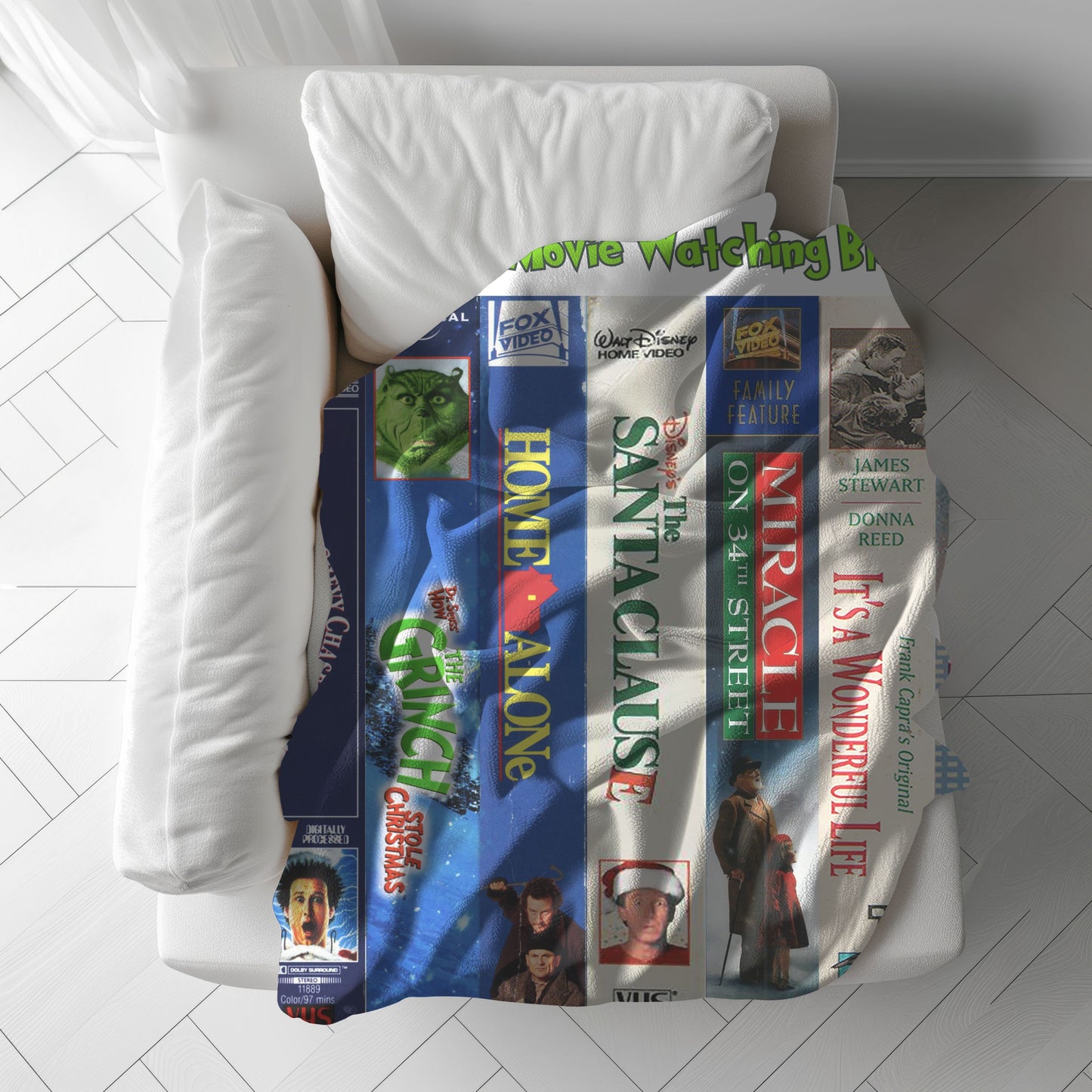 "My Christmas Movie Watching Blanket – Personalized Cozy Throw for Classic Holiday Movie Marathons" (Copy)