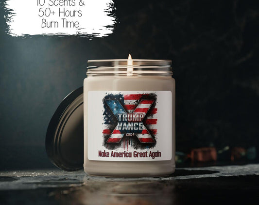 America Trump Vance Candle, Trump Fight 2024 Donald Trump Candle Trump Vance 2024 Republican Gifts Trump Gifts, Trump Supporter