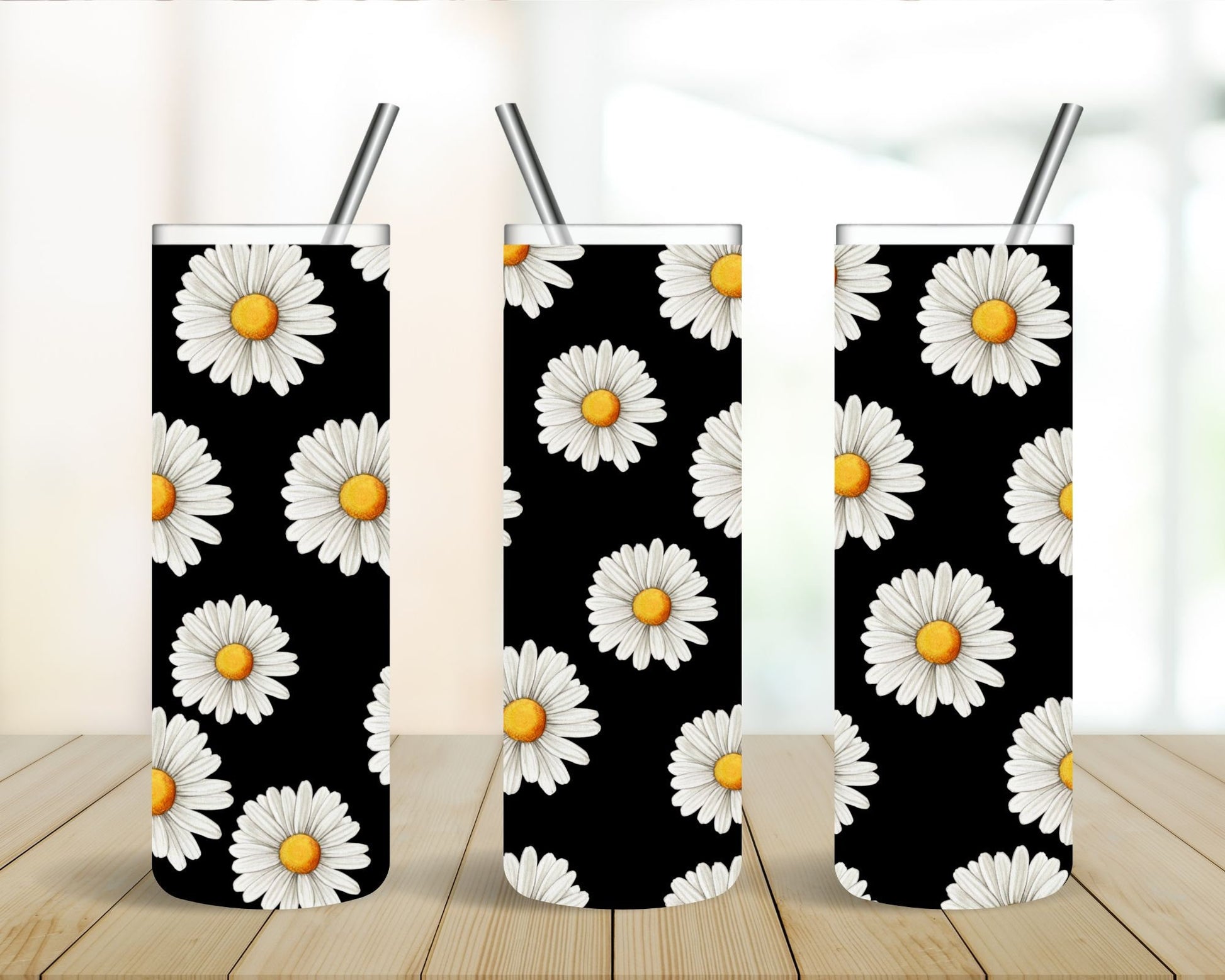 Daisy Tumbler Daisy Gifts Daisy Tumbler Cup Daisy Gifts For Women Daisy Tumbler Cup With Straw Daisy Tumbler Cup Personalized