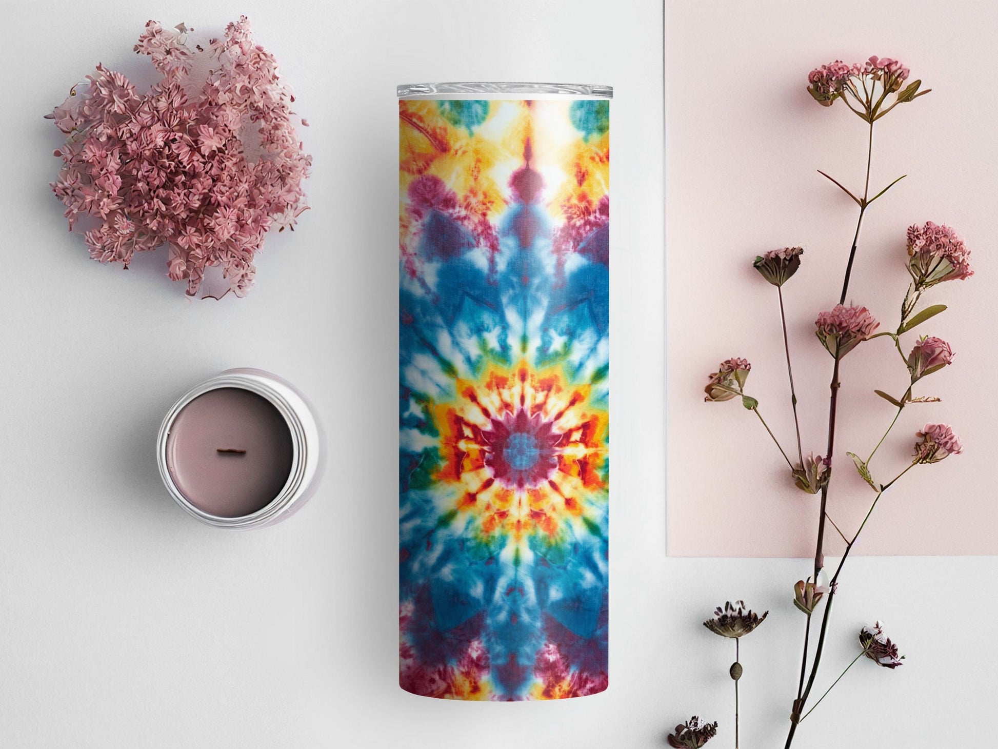 Personalized Tye Dye Tumbler Add Name for Free Custom Tie Dye Tumbler Tie Dye To Go Cup Tie Dye Tumbler Gift For Her Travel Mug