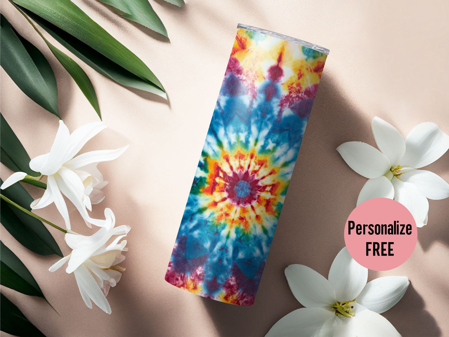 Personalized Tye Dye Tumbler Add Name for Free Custom Tie Dye Tumbler Tie Dye To Go Cup Tie Dye Tumbler Gift For Her Travel Mug