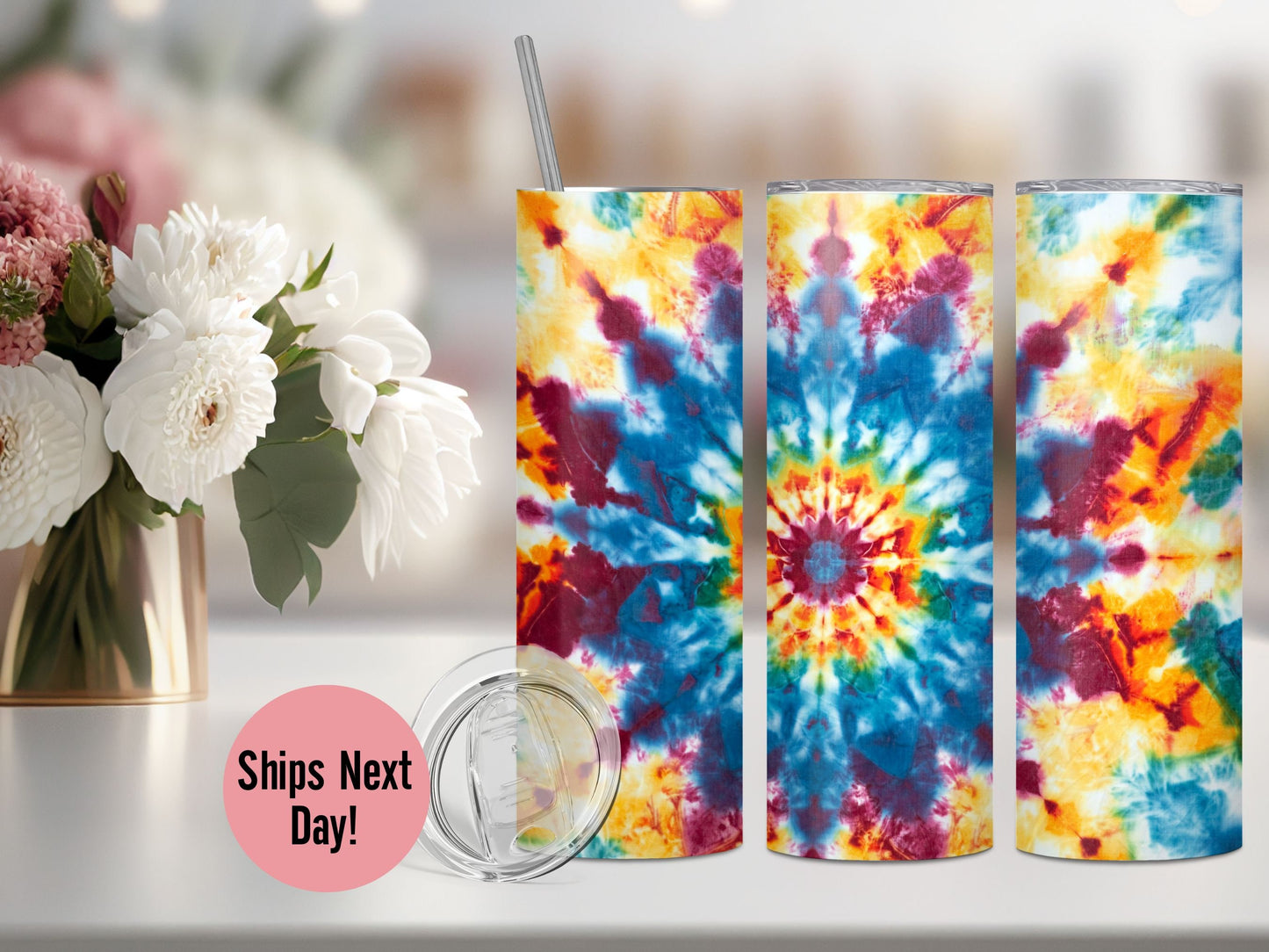 Personalized Tye Dye Tumbler Add Name for Free Custom Tie Dye Tumbler Tie Dye To Go Cup Tie Dye Tumbler Gift For Her Travel Mug