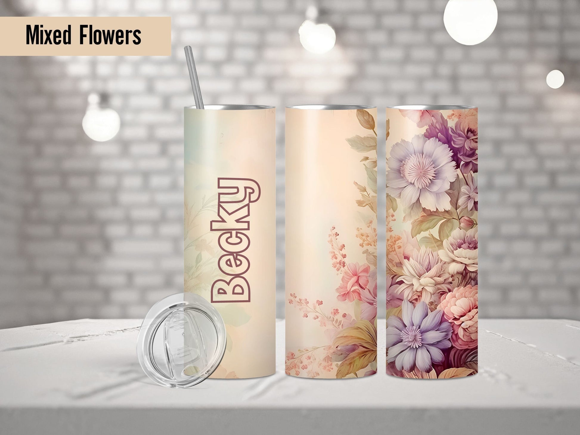 Custom Personalized Name Tumbler Girl's Trip Tumbler Stainless Steel Cup Straw Bridesmaid Gift Wedding Mothers Day Birthday Cup