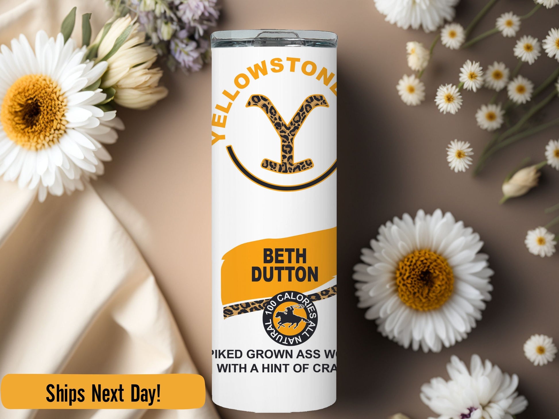 Yellowstone tumbler, Beth Dutton tumbler, White Claw Beth Dutton, Cowgirl, Sublimation tumbler, Yellowstone, Custom Tumbler, Dutton Ranch