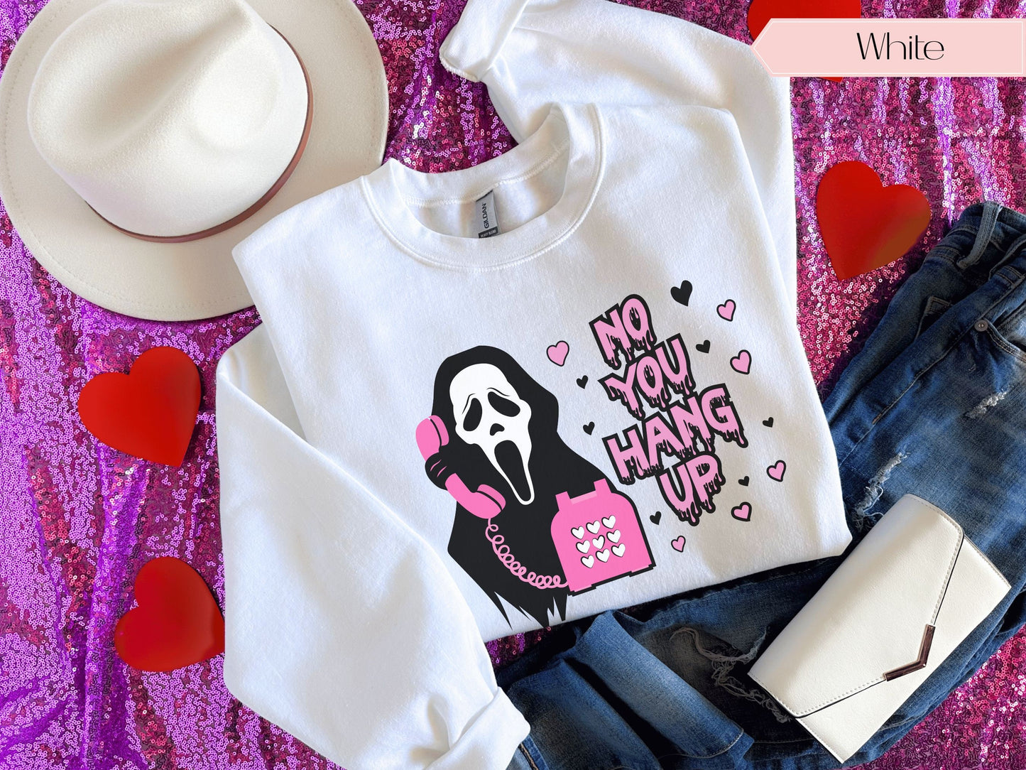 No You Hang Up Shirt,Ghostface Valentine Shirt,Halloween Shirt,Halloween Gift,Funny Valentine Shirt,Funny Ghostface Tee,Funny Valentines Tee