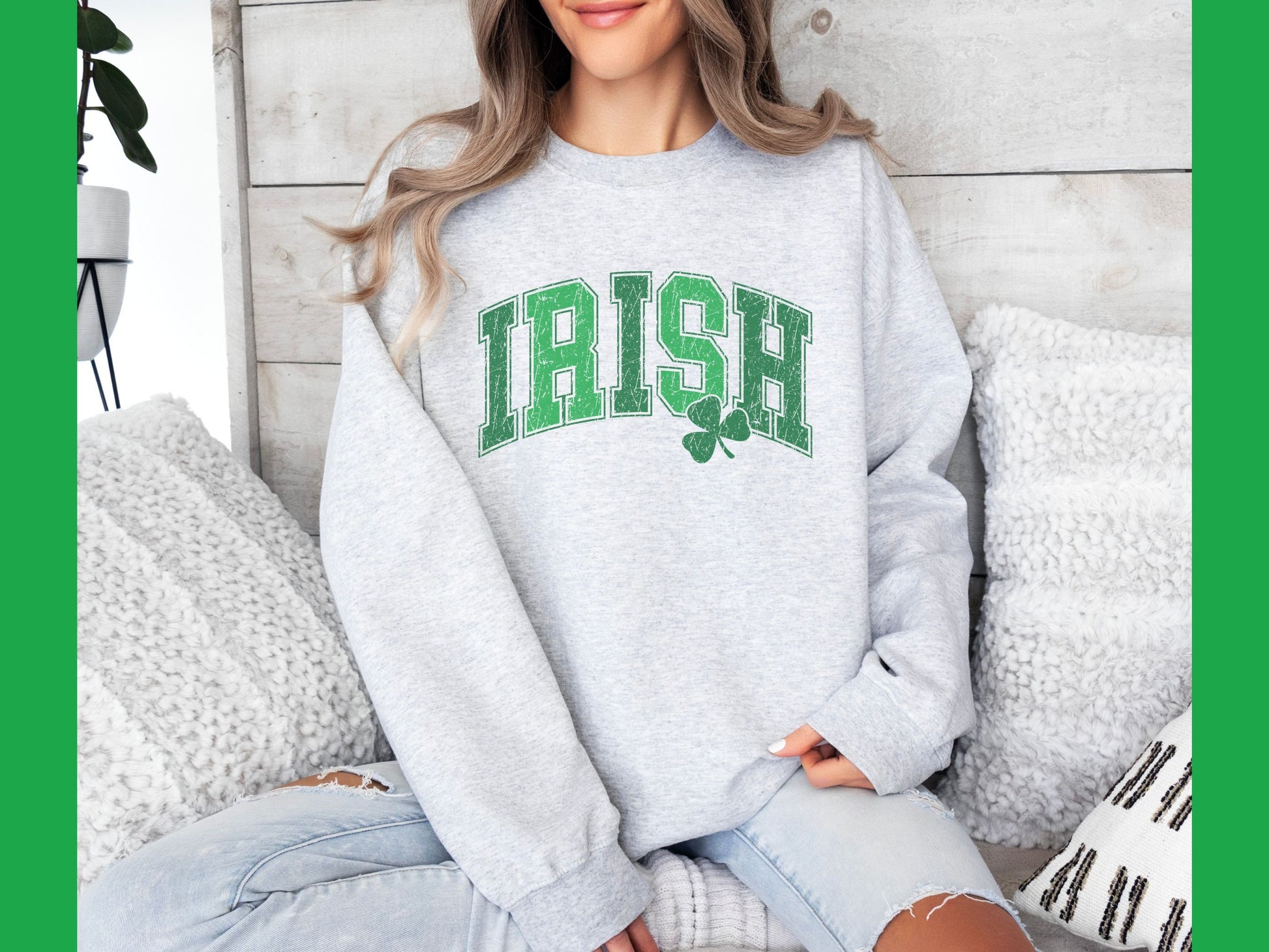 Irish Sweatshirt, St Patricks Day Sweatshirt, Irish Crewneck, St Patricks Day Shirt, Saint Patricks Day, Womens St Paddys Day