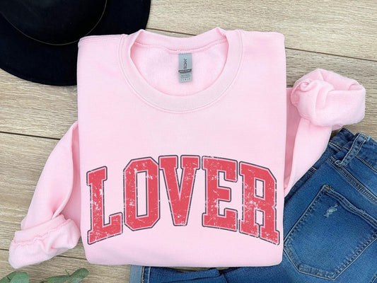 Lover Sweatshirt, Lover Valentines Sweater, Valentines Day Hoodie, Cute Valentine Gift Shirt, Valentine Lover Gifts, Lover Tee, Love Sweater