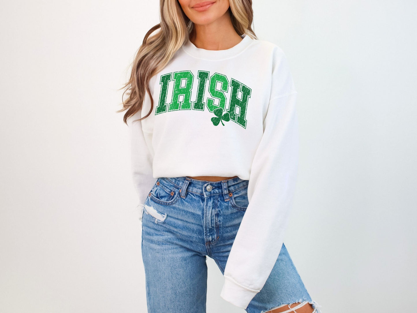 Irish Sweatshirt, St Patricks Day Sweatshirt, Irish Crewneck, St Patricks Day Shirt, Saint Patricks Day, Womens St Paddys Day