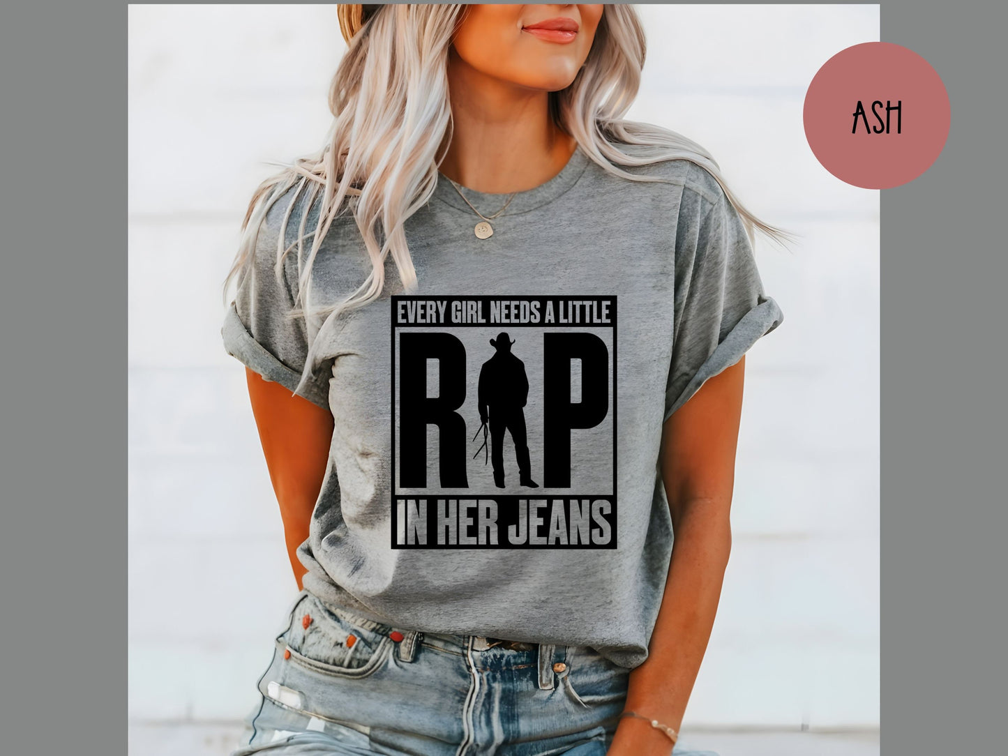 Every Girl Needs A Little Rip In Her Jeans Sweatshirt, Trendy Show, Gift For RIP Lover Shirt, Gift Valentines For Girl Women