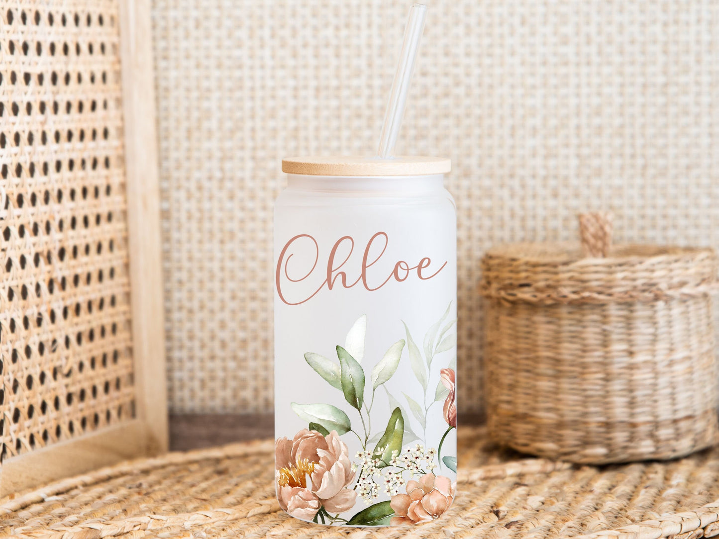 Personalized Wild Flower Coffee Cup With Name, Personalized Birth Flower Tumbler, Bridesmaid Proposal, Gifts For Her, Party Favor, Birthday