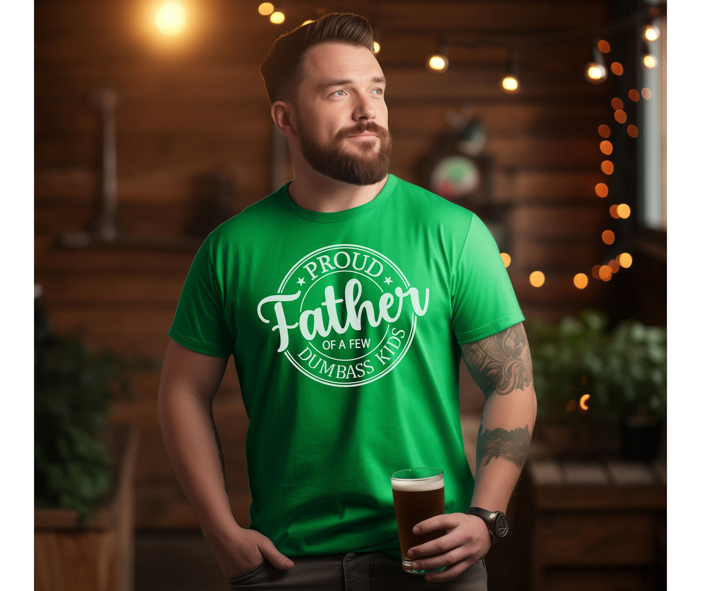 Proud Father of a Few Dumbass Kids Father Day Gift Shirt Mens T Shirt Funny Proud Dad Shirt Gift for Dad Dumbass Kids