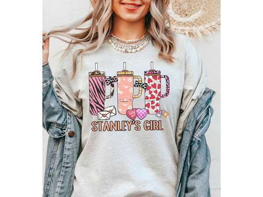 Stanleys Girl Obsessive Cup Disorder OCD Funny T-Shirt Tumbler Shirt 40oz Tumbler Shirt Obsessive Disorder Womens Shirt Thirst Quencher Cup