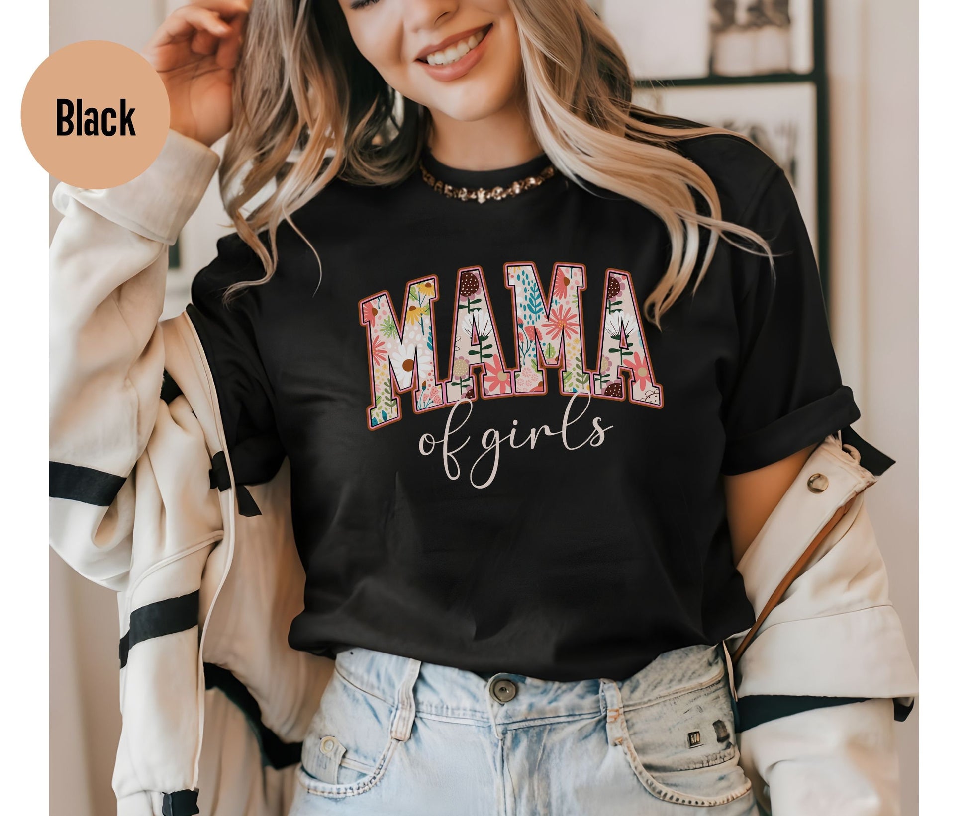 Mothers Day Shirt, Girl Mama Shirt, Gift For Mom, Girl Mom Shirt, Mom of Girls Shirt, Daughter Mom, Mom Tee, Cute Mom Shirt,Future Mom Shirt