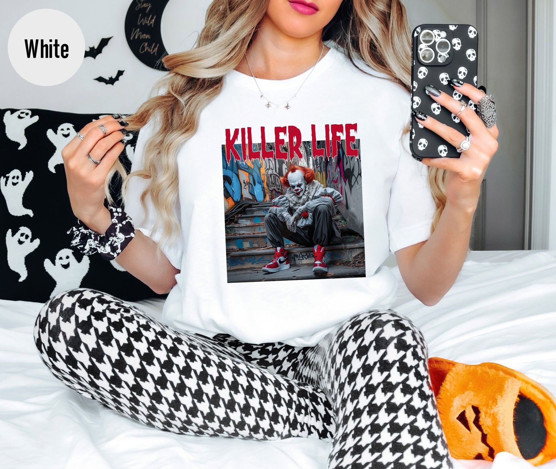 Thug Life Killer Life Halloween Funny Horror Gift Shirt, Halloween Horror Movie Killers, Horror Halloween Squad, Halloween Horror Nights