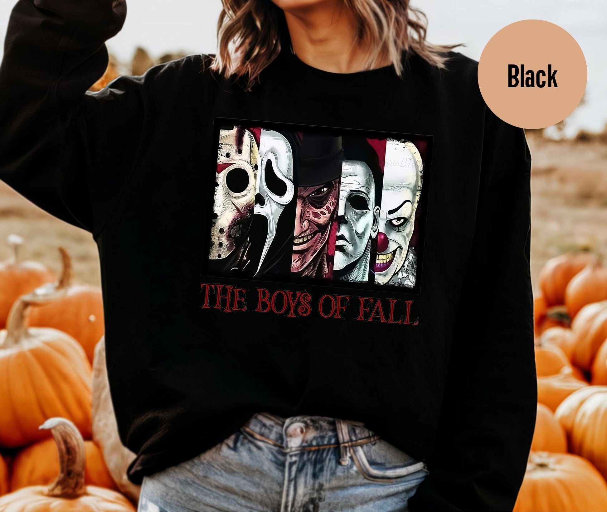 The Boys of Fall Shirt, Horror Characters Shirt, Spooky Shirt, Halloween Horror Movie Shirt, Halloween Shirt, Halloween Friends Shirt