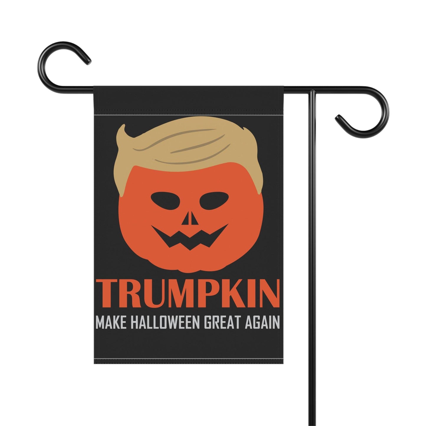 Trumpkin Garden Flag Halloween Trump Yard Sign Make Halloween Great Again Trump Supporter Flag Funny Trump Flag Funny Trump Gift Halloween