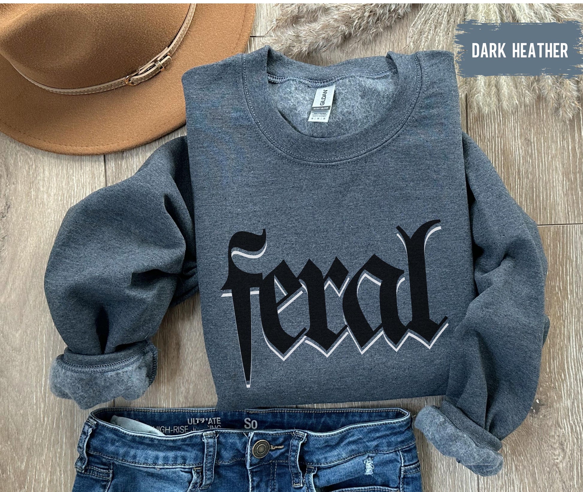 Feral Sweater, Feral Hooded Sweatshirt, Someone's Feral Mama Crewneck, In My Feral Era Shirt, Raising Feral Kids Sweater, Feral Auntie Tee