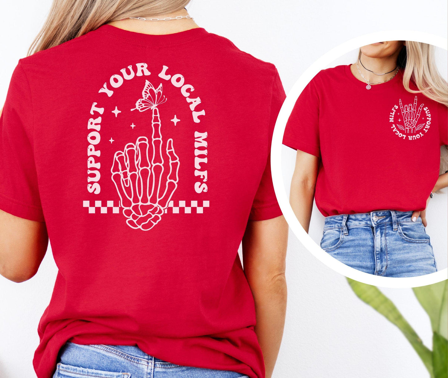 Support Your Local Milfs Shirt, Funny Mom Shirt, Mama Sweatshirt, Happy Face Local Milfs, Trendy Mom Shirt, Moms Club Tee, Mom Gifts