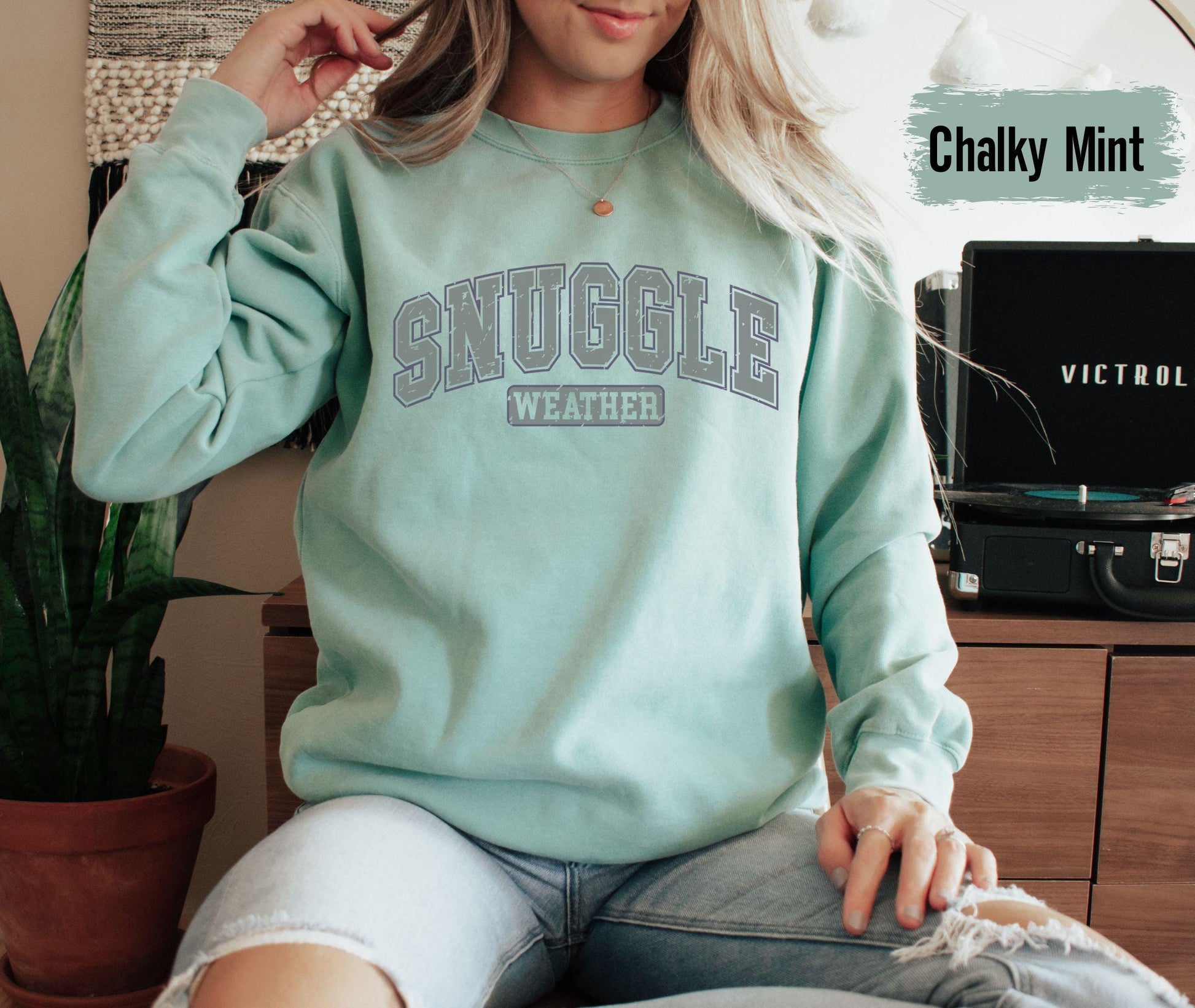 Comfort Colors® Snuggle Season T-shirt, Varsity Tee, Cozy Season Apparel, Comfy Outfit, Cuddle Shirt, Cold Season Outfit, Christmas Gift