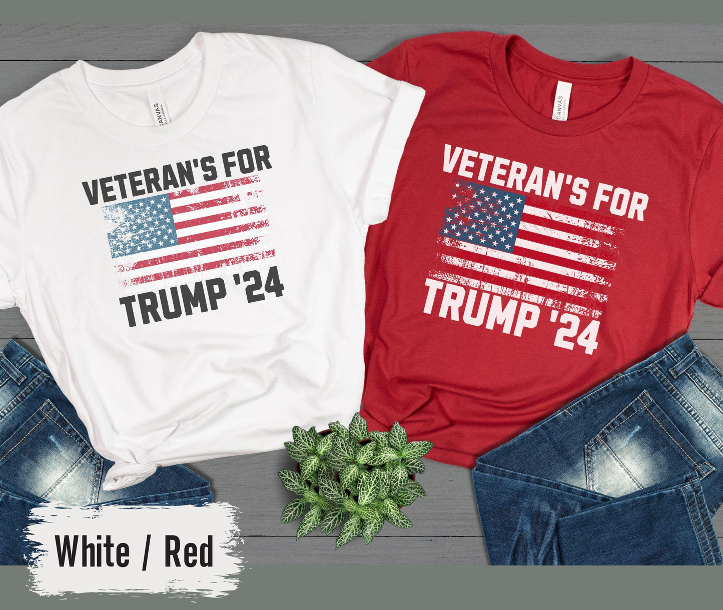 Veterans for Trump Shirt, Patriotic Trump 2024 T-Shirt, Gift for Military Veteran, Father's Day Gift for US Veteran, Trump Shirt, Election