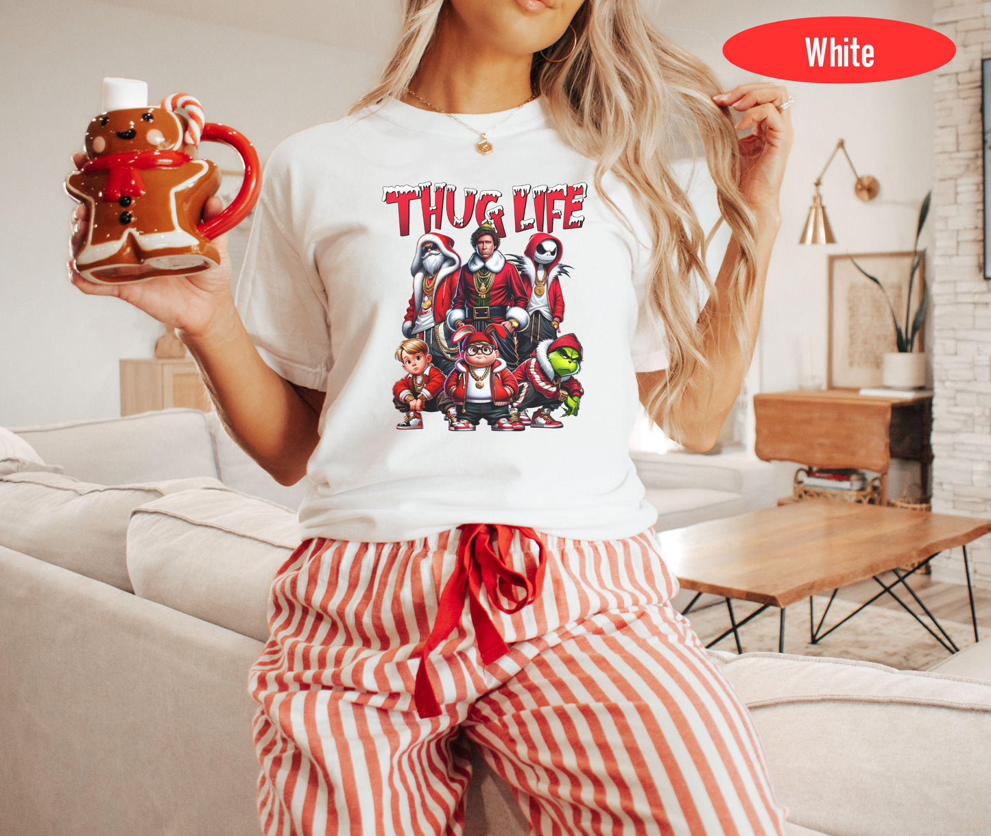 Thug Life Christmas Movie Shirt, Christmas Friends Sweatshirt, Thug Life Christmas Movie Sweater, Christmas Gifts, Ugly Sweater