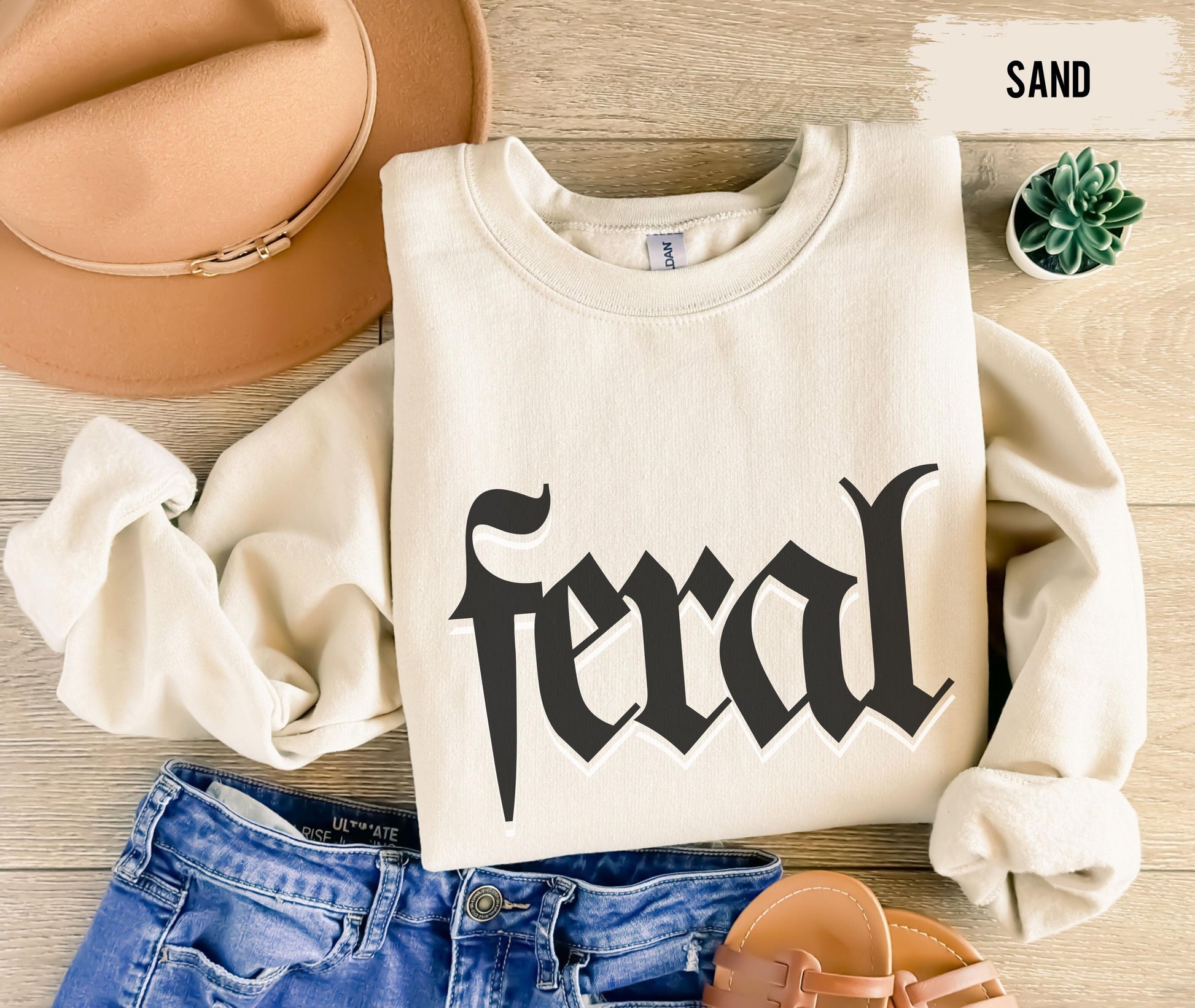 Feral Sweater, Feral Hooded Sweatshirt, Someone's Feral Mama Crewneck, In My Feral Era Shirt, Raising Feral Kids Sweater, Feral Auntie Tee