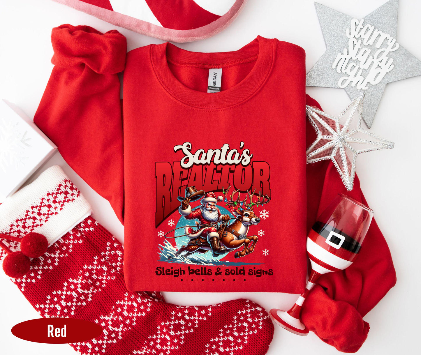 Real Estate Shirt, Santas Favorite Realtor Shirt Gift for Realtor, Realtor Christmas Shirt, Realtor Christmas Gift, Realtor Gift for Closing