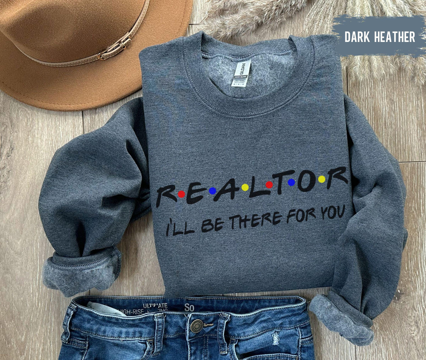 I'll Be There for You Realtor Shirt, Parody Realtor tee, Soft Cozy House Hunting T, Perfect Gift Your favorite Realtor Bella Canvas