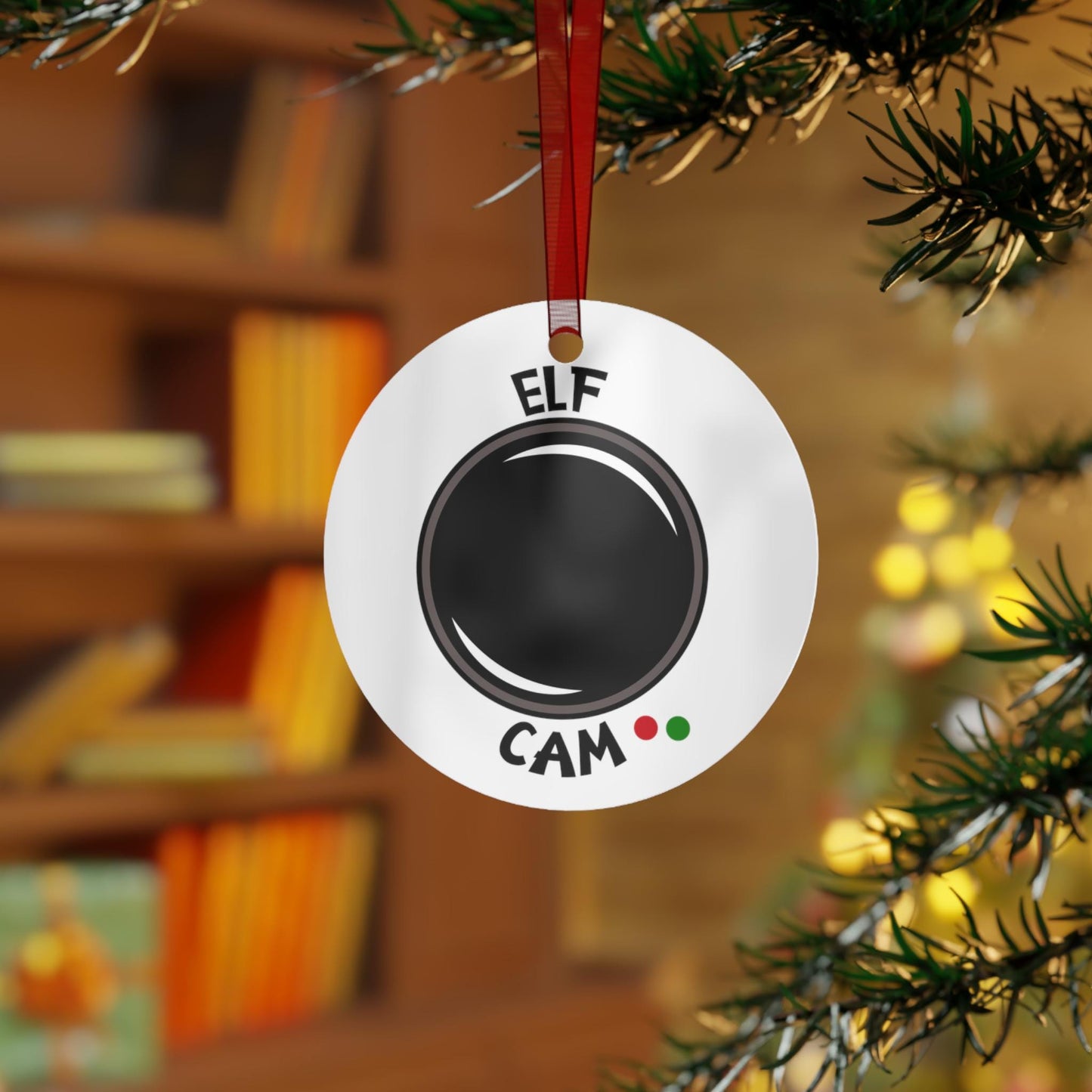 Christmas Cam | Santa Cam | Elf Surveillance | Santa Camera | Christmas Magic | Christmas Metal ornament | Elf Cam | Elf Camera | Elf Watch