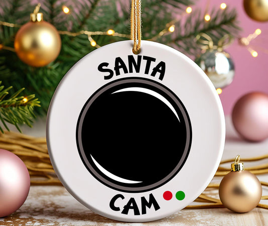 Christmas Cam | Santa Cam | Elf Surveillance | Santa Camera | Christmas Magic | Christmas Metal ornament | Elf Cam | Elf Camera | Elf Watch