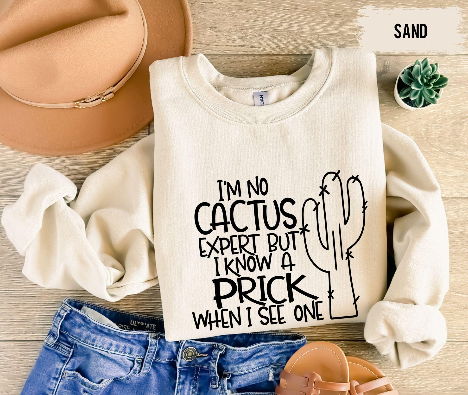 Cactus Prick Shirt , Funny Graphic Tee, Basic Tee, Unisex, Women's Tee, I'm No Cactus Expert But I Know A Prick When I See One