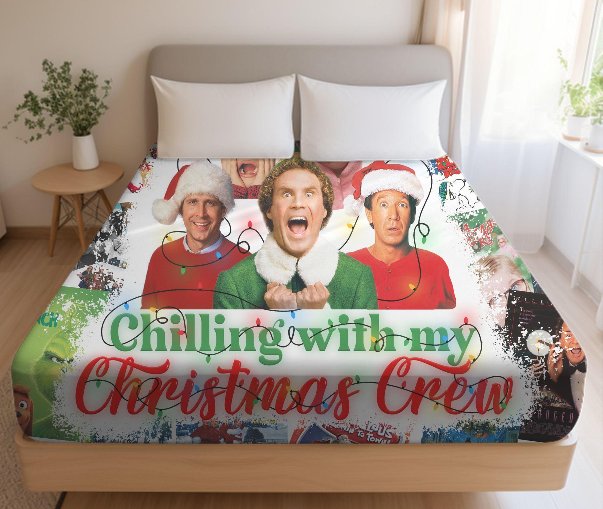 This is My Christmas Movie Watching Blanket, Blue Throw Personalized Gift Blankets with Name, Comfort blanket, Warm Cozy Blankets