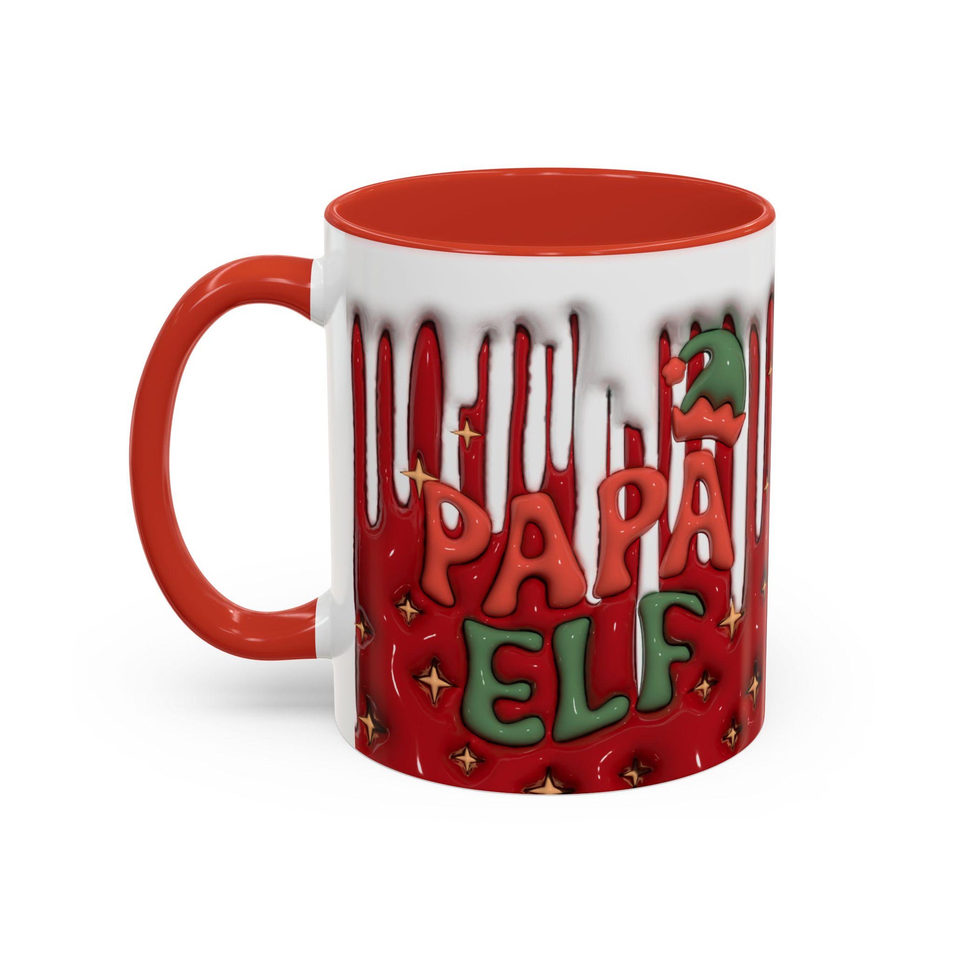 3D Papa Elf Christmas Mug, Christmas Elf Mug, Christmas Dad Mug Gift, Coffee Mug Christmas Gift, Christmas Mugs for Dad, Dad Christmas Gifts