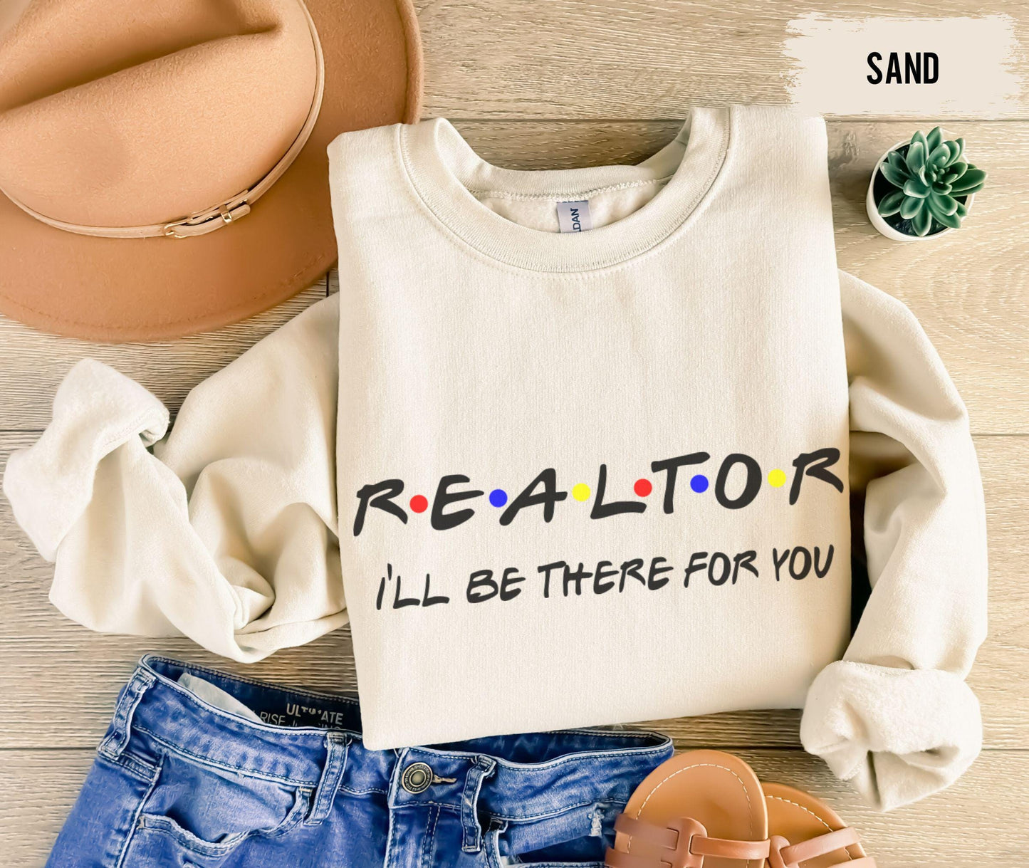 I'll Be There for You Realtor Shirt, Parody Realtor tee, Soft Cozy House Hunting T, Perfect Gift Your favorite Realtor Bella Canvas