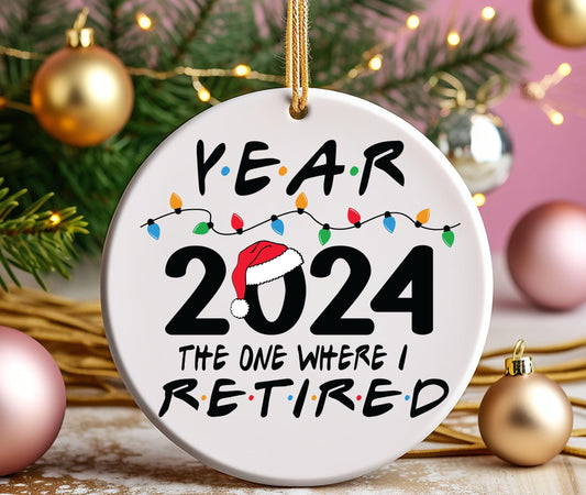 Retirement Gifts for Men and Women 2024 Christmas Ornament Never Forget the Difference You Made Appreciation Gift for Coworker Keepsake