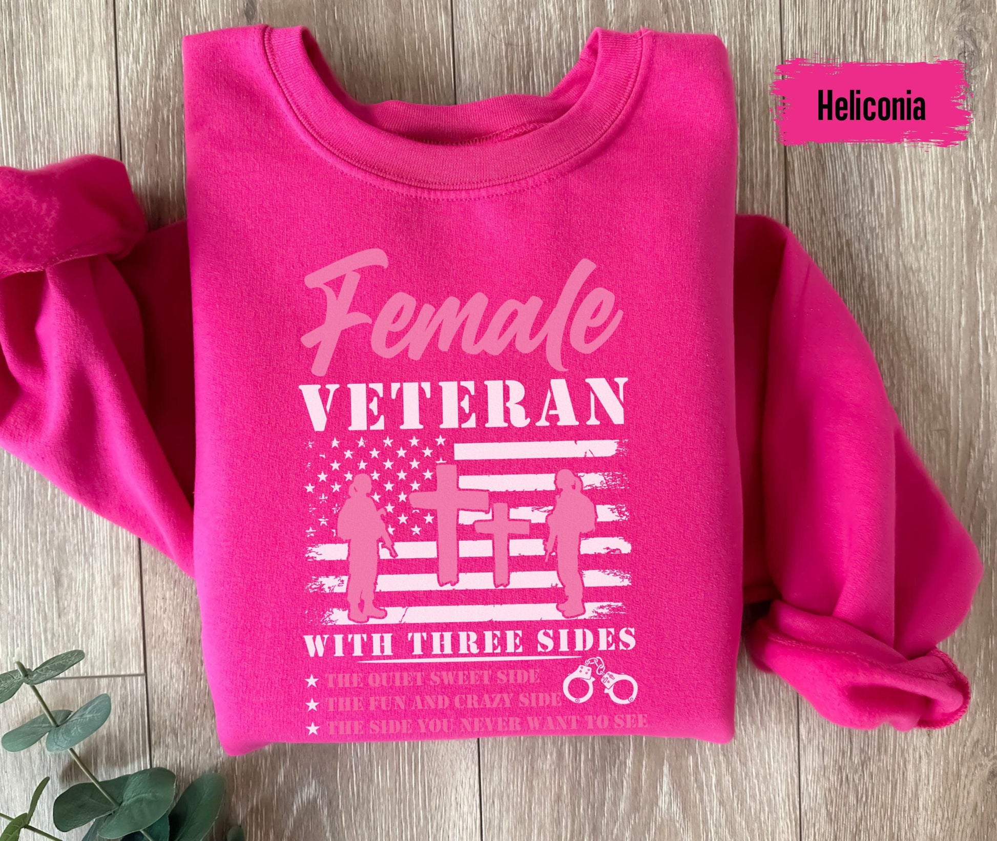 Female Veteran Shirt,US Female Veteran Shirt,I Choose Combat Boots,Patriotic Military Veterans Day Female Soldier Gift, Three Sides