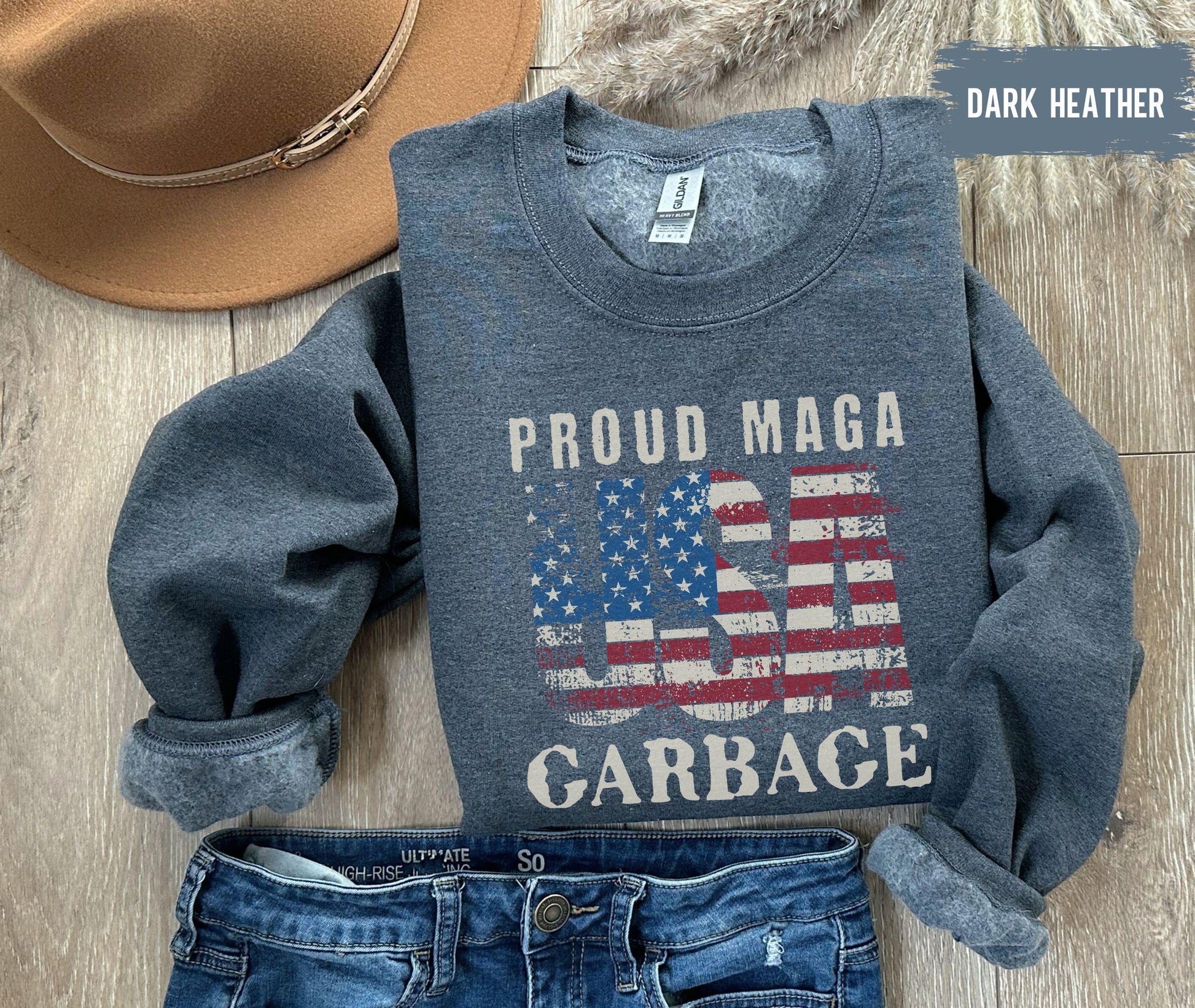 Garbage Proud Trump Supporter Election 2024 T-Shirt, Uniex Sizes, Garbage Trump Supporter, Trump Funny Shirt, Im not garbage shirt, MAGA tee