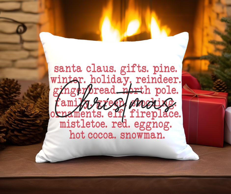 Christmas Pillow Cover, Christmas Pillows, Farmhouse Christmas Pillow Cover, Rustic Christmas Pillows, Christmas Home Decor, Christmas Trees