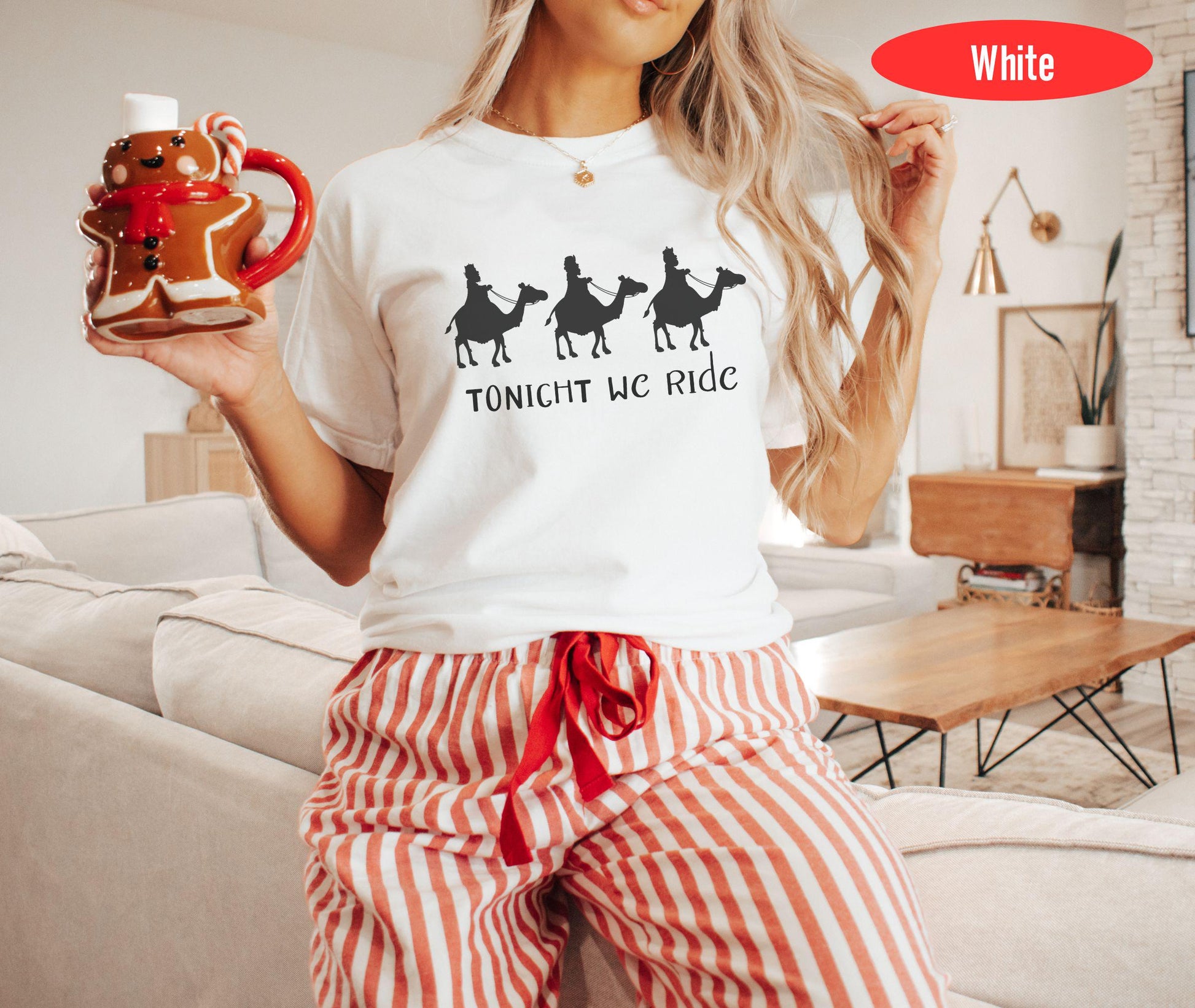 Tonight We Ride Christmas T-shirt, Christian Shirt, Faith Christmas Shirt, Christmas family Tees, 3 Wise Men Shirt, Funny Christmas Shirt