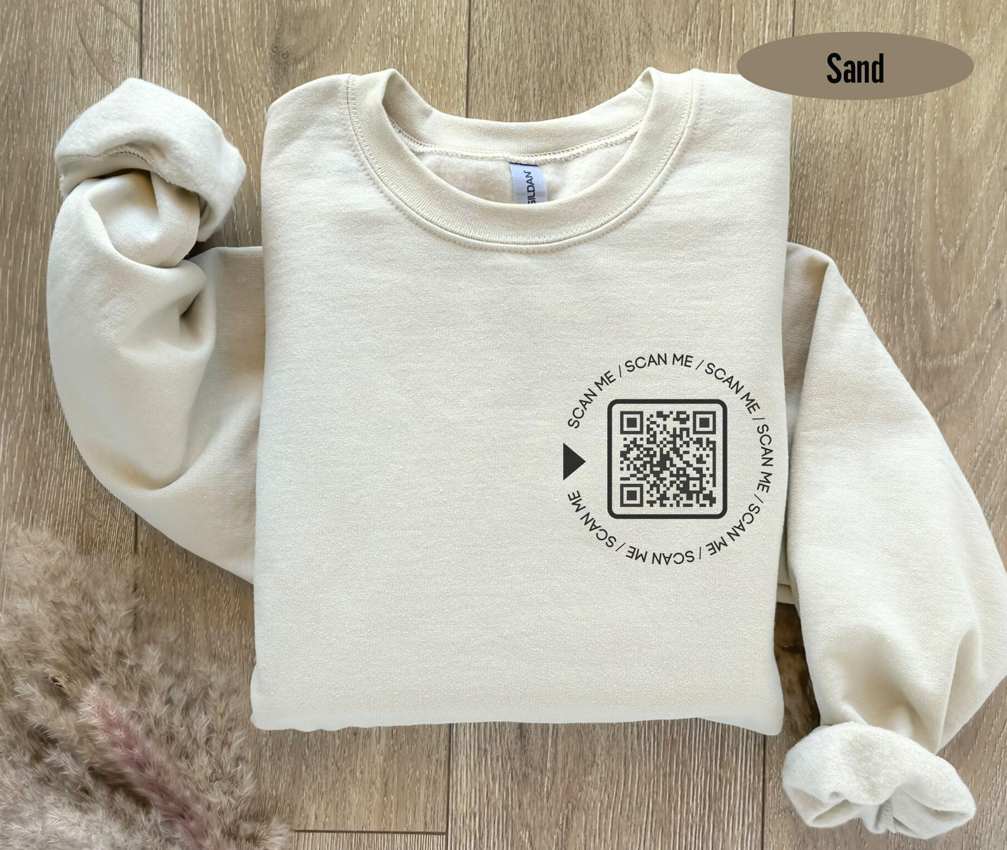 Personalized QR Code T-Shirt - Scan to Any Link | Custom Scannable Tee for Web Addresses | Interactive "Scan Me" Shirt for Unique Style