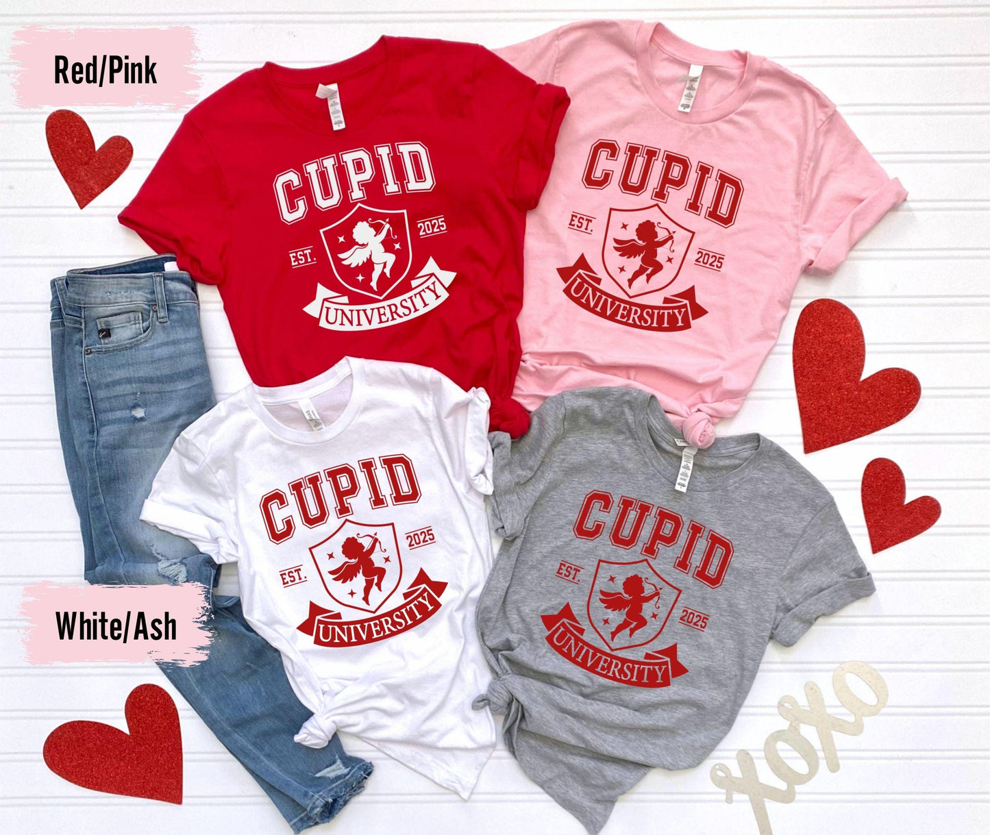 Cupid University Sweatshirt, Cute Valentine's Day Shirt, Funny College Sweatshirt, Love Crewneck Sweatshirt, Cupid Sweater