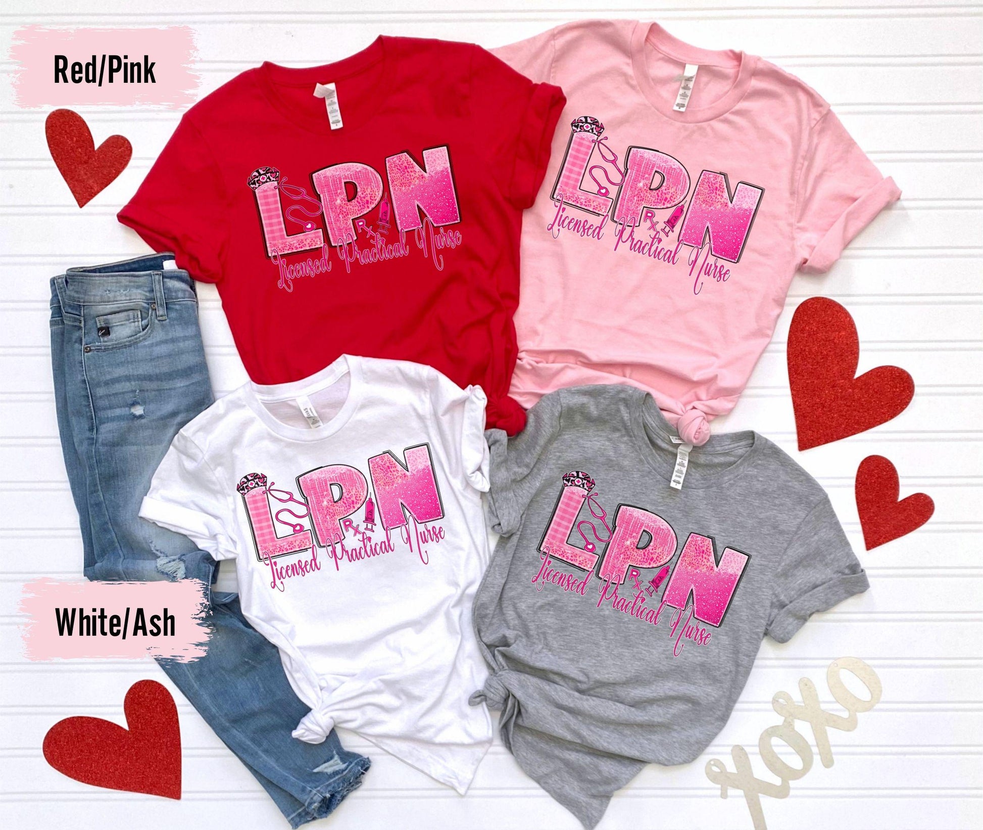 Valentine Licensed Practical Nurse Gift, LPN Shirt, Licensed Practical Nurse Shirt Nurse Life Shirt, Pink Leopard Nurse Shirt Gift for Nurse