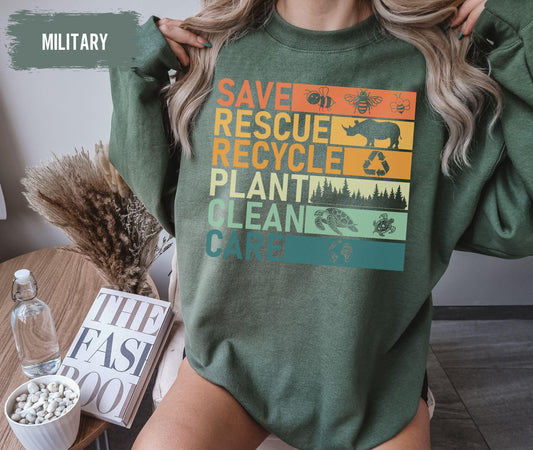 Environmental Shirt, Recycle Shirt, Environment Day Shirt, Activist Gift,Activist Shirt,Save The Planet Shirt,Climate Change Shirt,Earth Day