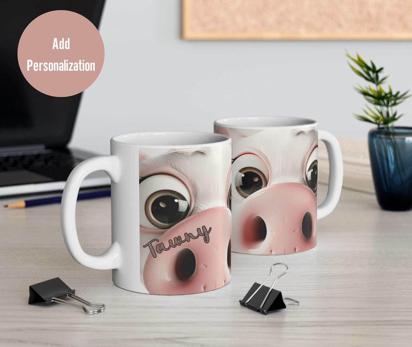 3D Pig Mug, Pig Coffee Mug, Pig Gift, Pig Lover Gift, Pig Coffee Cup, Pig Mug Gift, Pig Gifts For Women, Gift for Pig Farmer, Custom Pig Cup